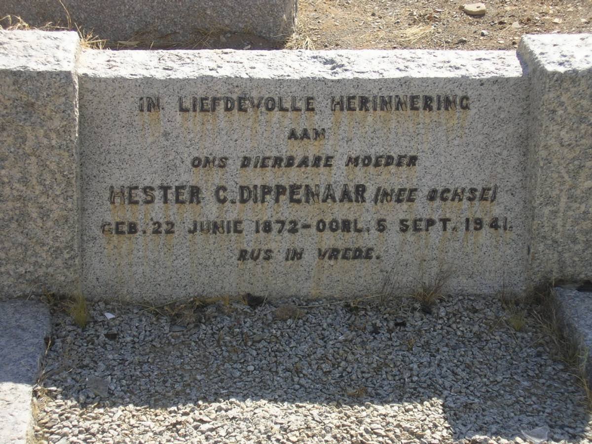 DIPPENAAR Hester C. nee OCHSE 1872-1941