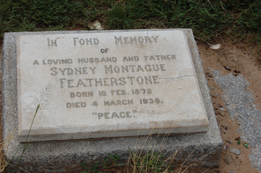 FEATHERSTONE Sydney Montague 1872-1938