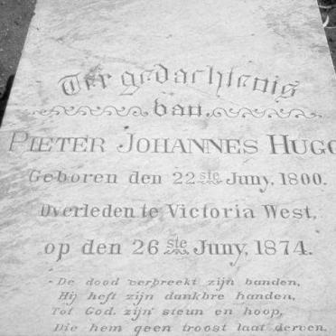HUGO Pieter Johannes 1800-1874