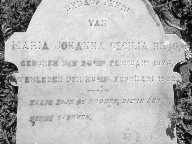 HUGO Maria Johanna Cecilia 1824-1902