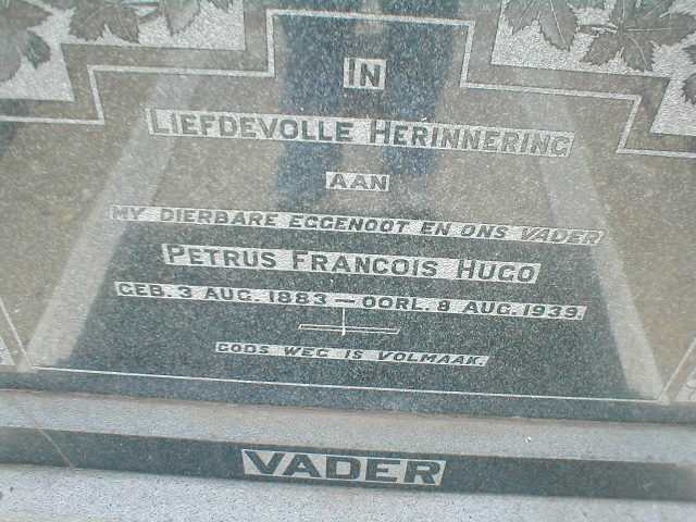 HUGO Petrus Francois 1883-1939