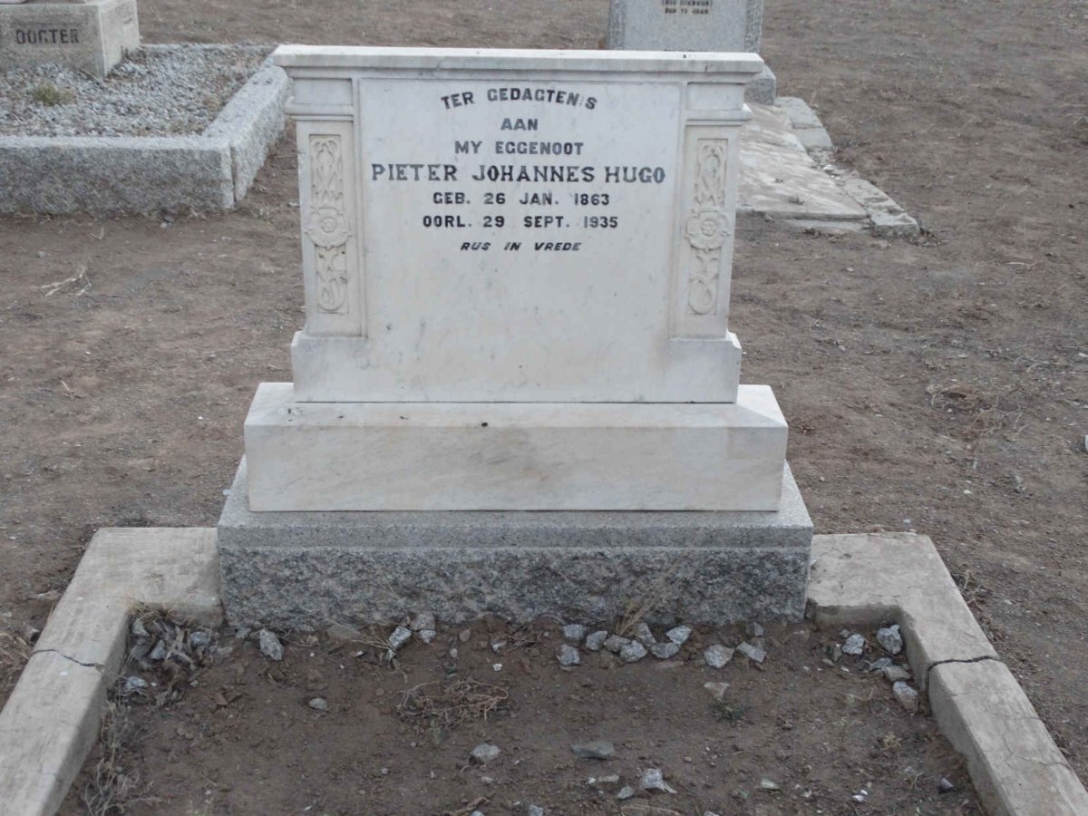 HUGO Pieter Johannes 1863-1935