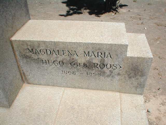 HUGO Magdalena Maria nee ROOS 1808-1896