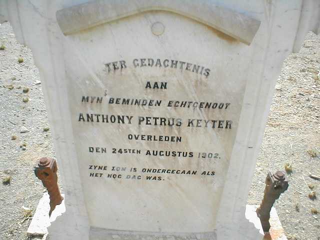 KEYTER Anthony Petrus -1902