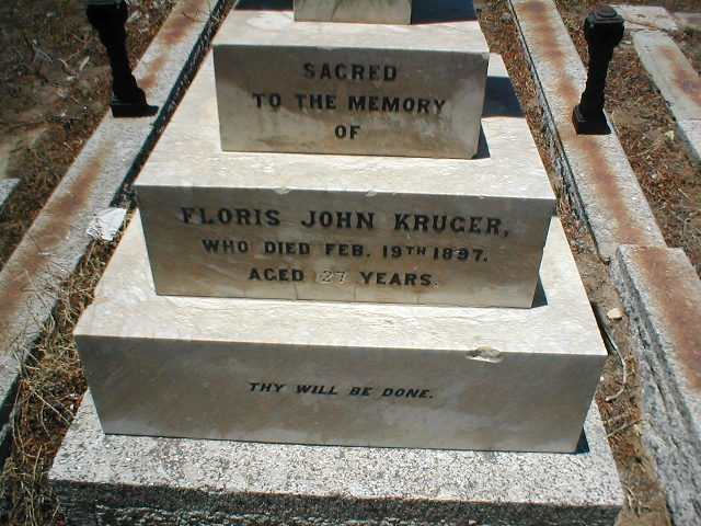 KRUGER Floris John -1897