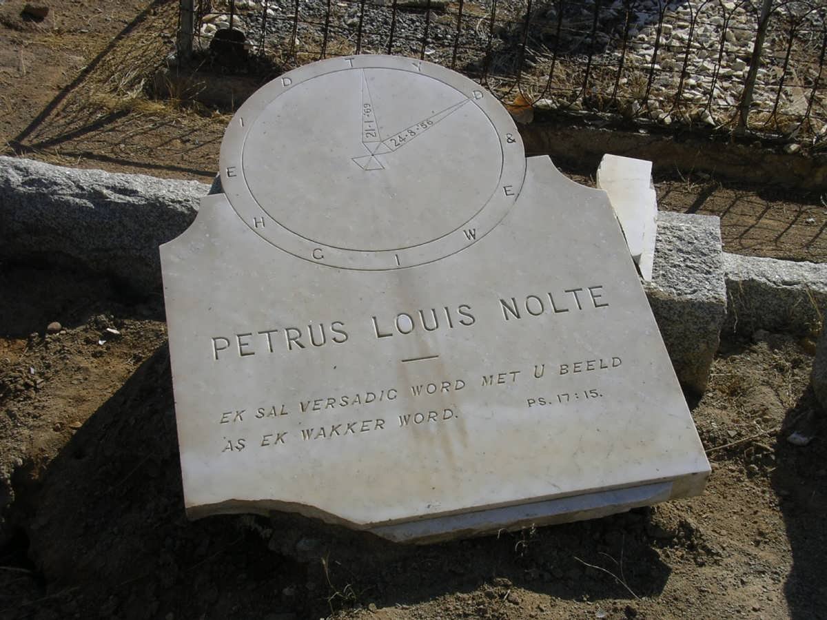 NOLTE Petrus Louis 1869-1956 :: NOLTE Maria Jacomina nee MALAN 1874-1927