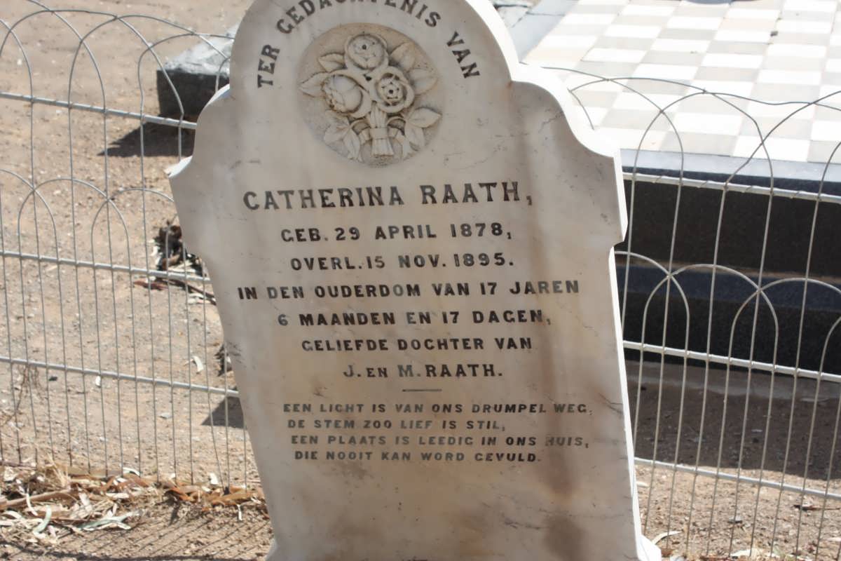 RAATH Catherina 1878-1895