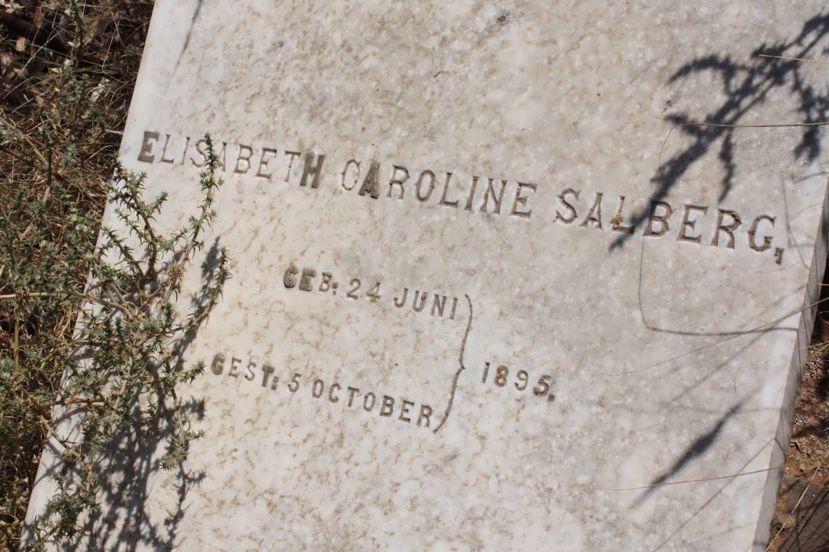 SALBERG Elizabeth Caroline 1895-1895