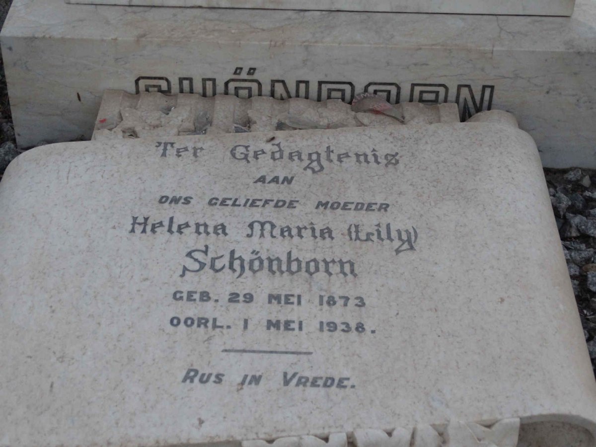 SCHONBORN Helena Maria 1873-1938