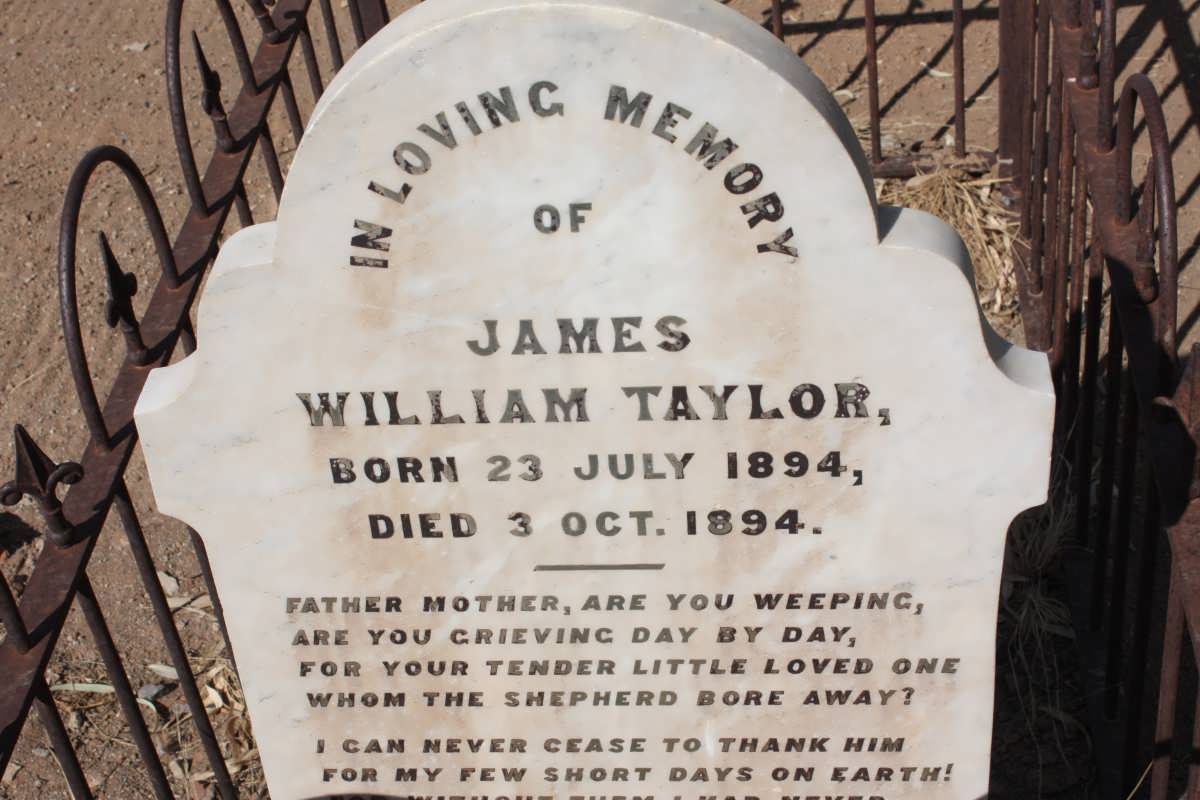 TAYLOR James William 1894-1894