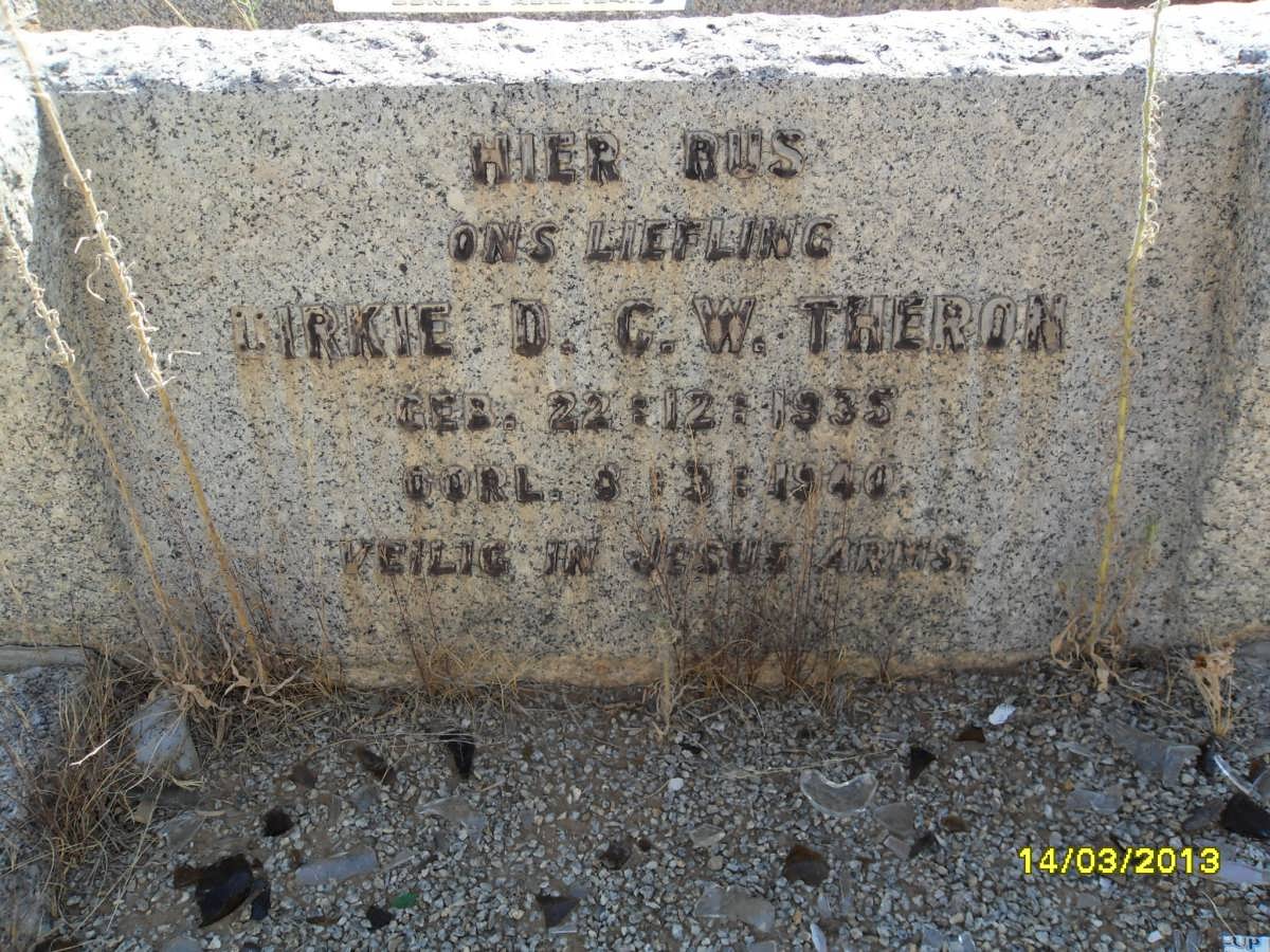 THERON Dirkie D.G.W. 1935-1940