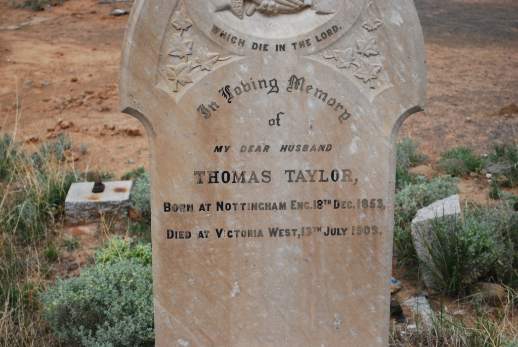 TAYLOR Thomas 1853-1909