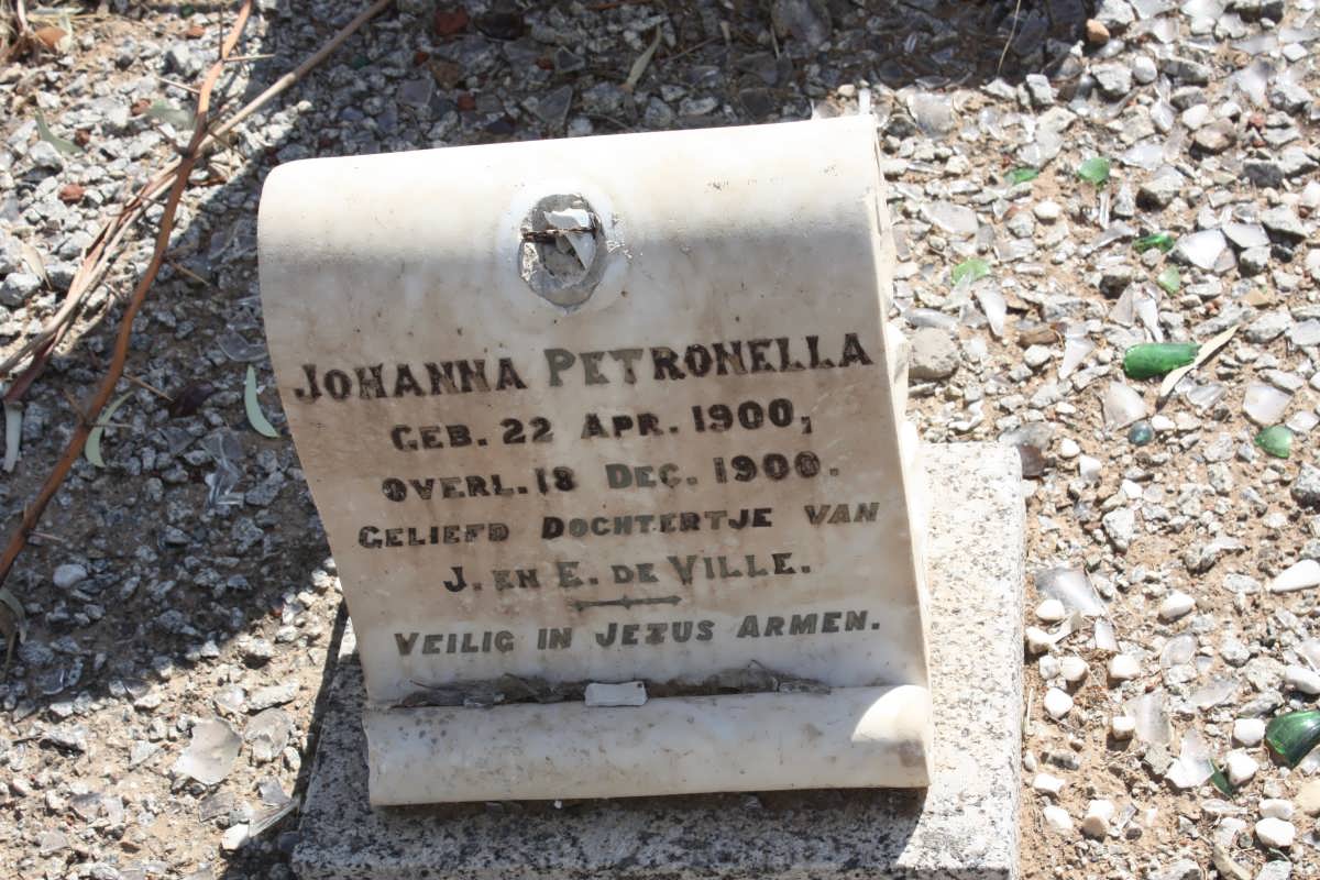 VILLE Johanna Petronella, de 1900-1900