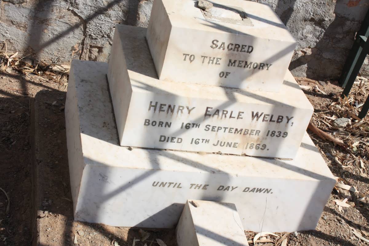 WELBY Henry Earle 1839-1869