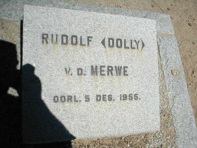 MERWE Rudolf, v.d.  -1955