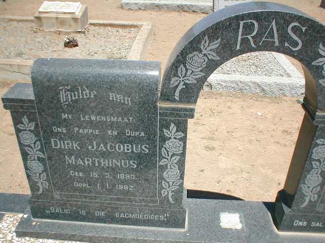 RAS Dirk Jacobus Marthinus 1893-1962