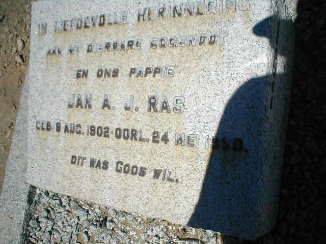 RAS Jan A.J. 1902-1950