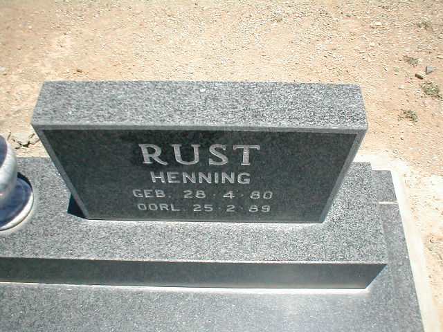 RUST Henning 1980-1989