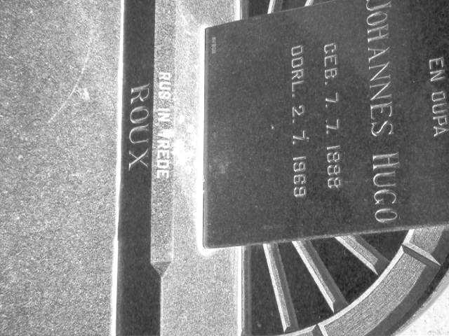 ROUX Johannes Hugo 1888-1969