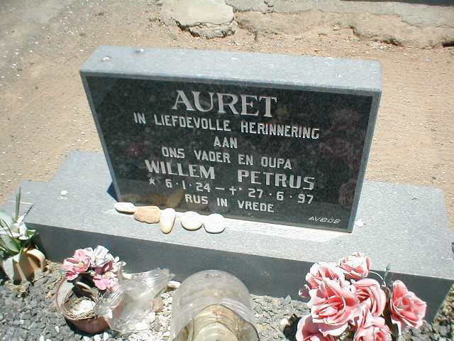 AURET Willem Petrus 1924-1997