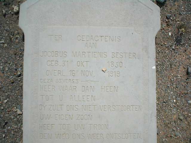 BESTER Martienis 1860-1919