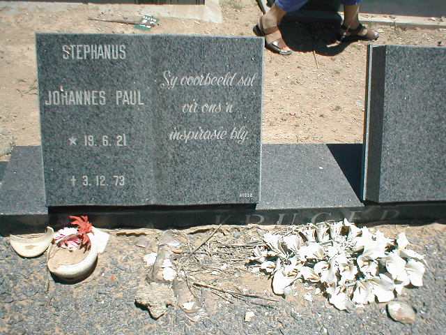 KRUGER Stephanus Johannes Paul 1921-1973