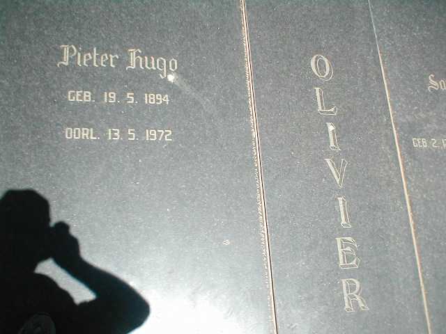 OLIVIER Pieter Hugo 1894-1972