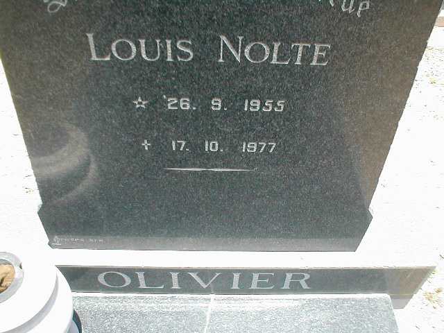 OLIVIER Louis Nolte 1955-1977