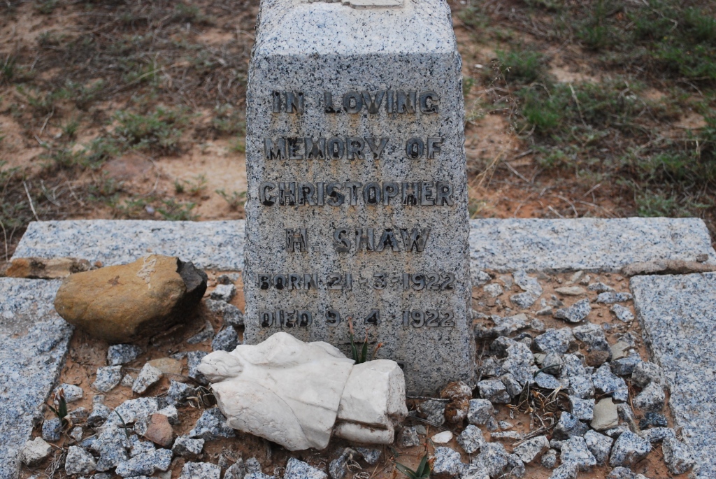 SHAW Christopher H. 1922-1922