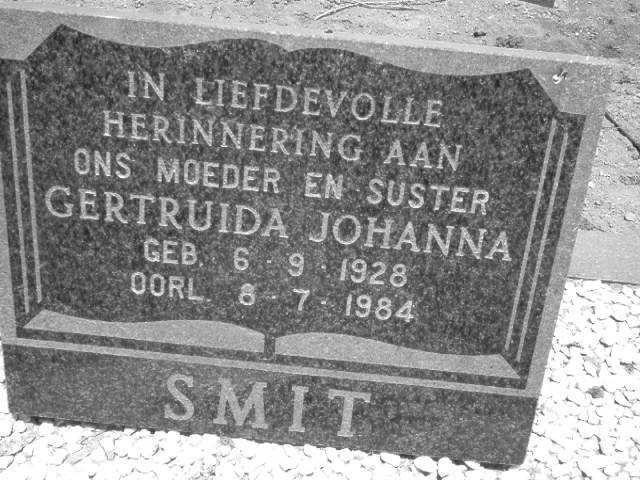 SMIT Gertruida Johanna 1928-1984
