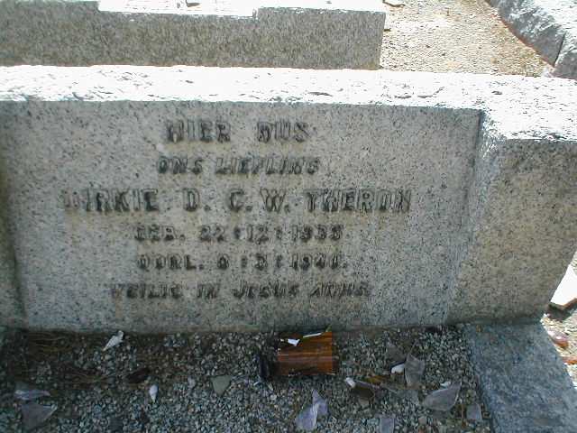 THERON Dirkie D.C.W. 1935-1941