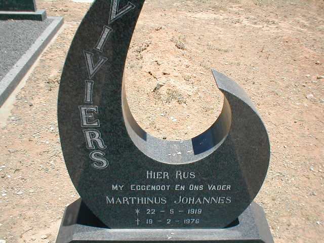 VIVIERS Marthinus Johannes 1919-1976