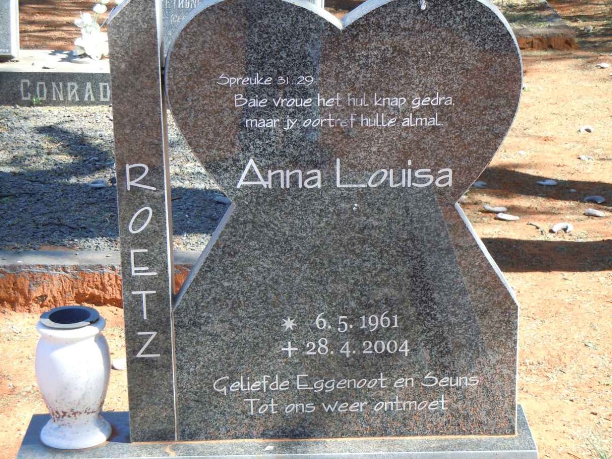 ROETZ Anna Louisa 1961-2004