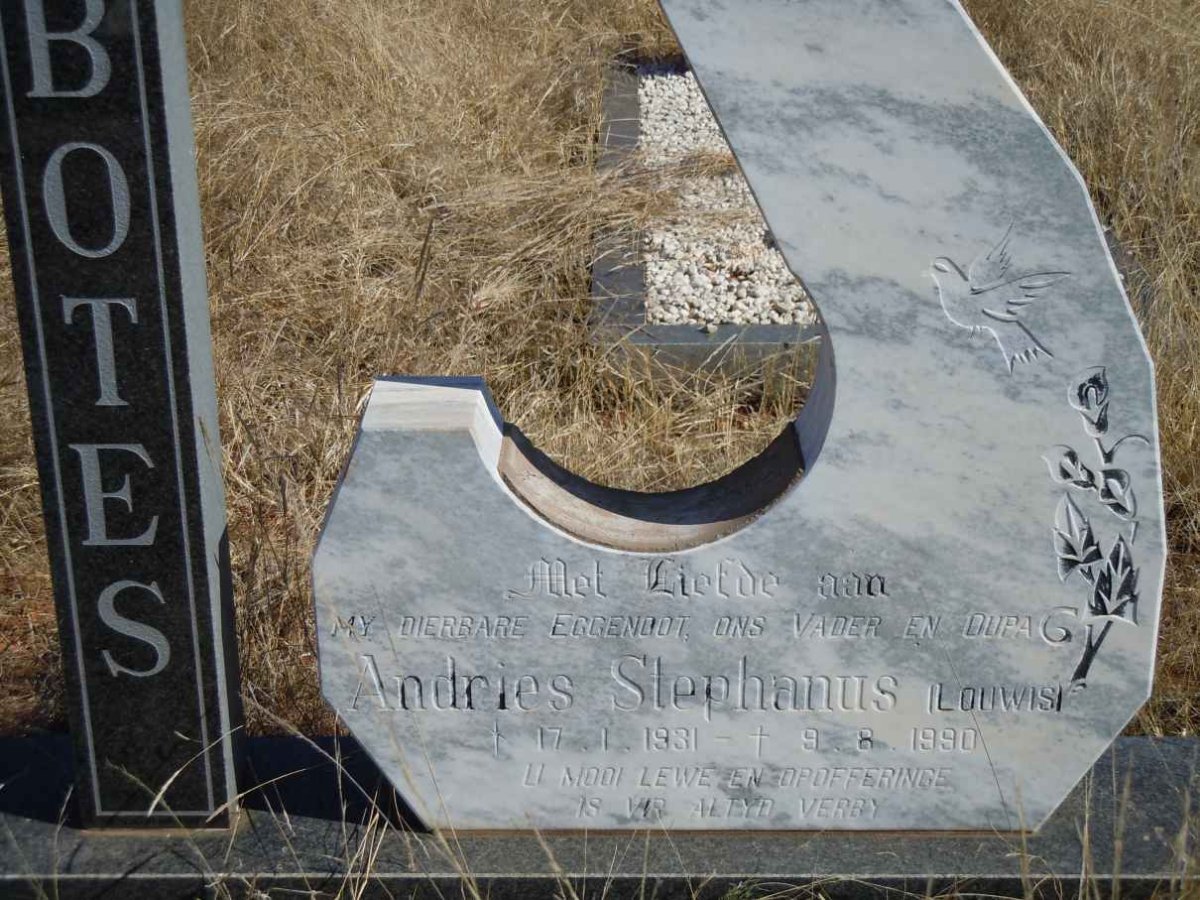 BOTES Andries Stephanus 1931-1990