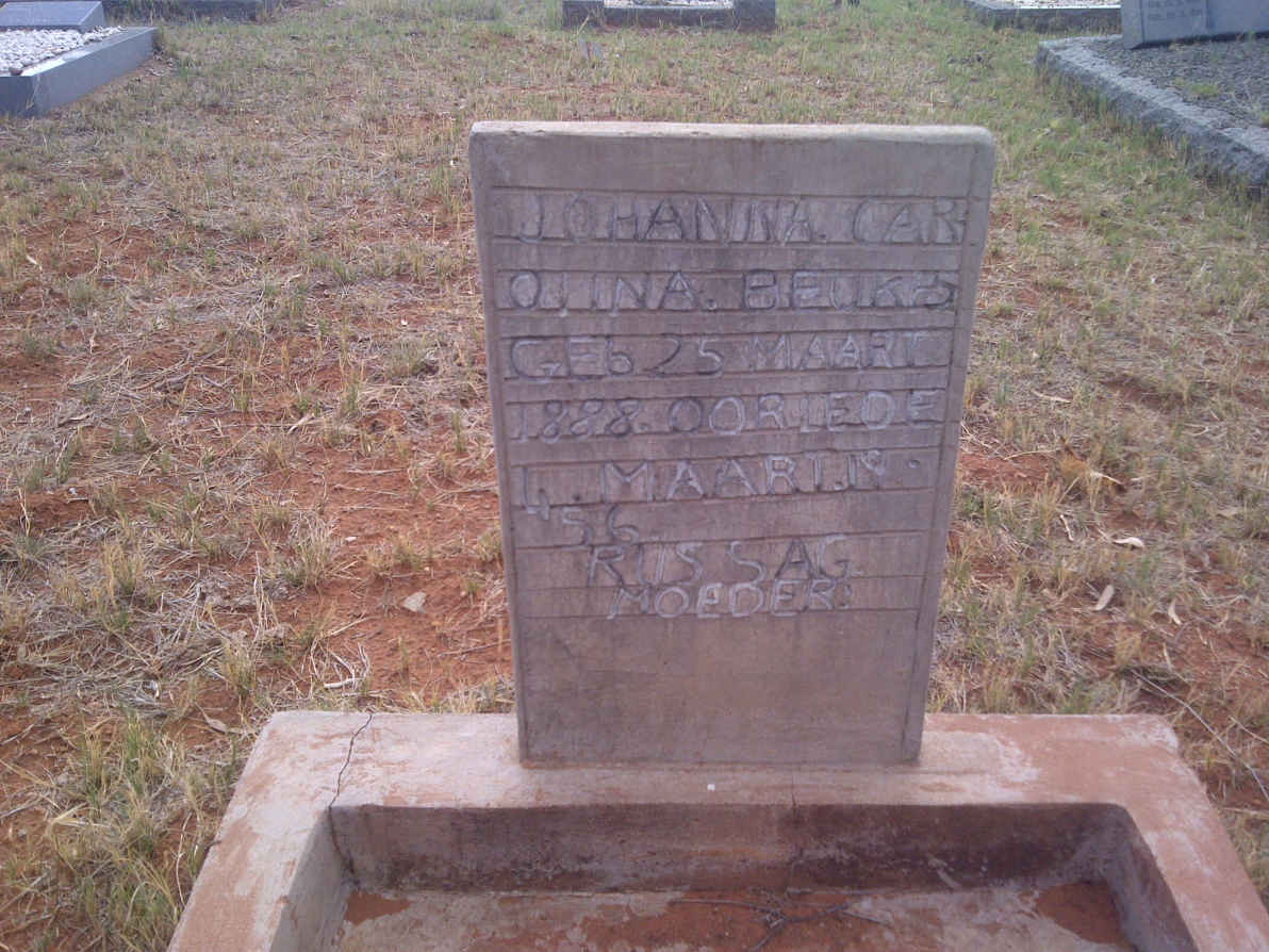 BEUKES Johanna Carolina 1888-1956
