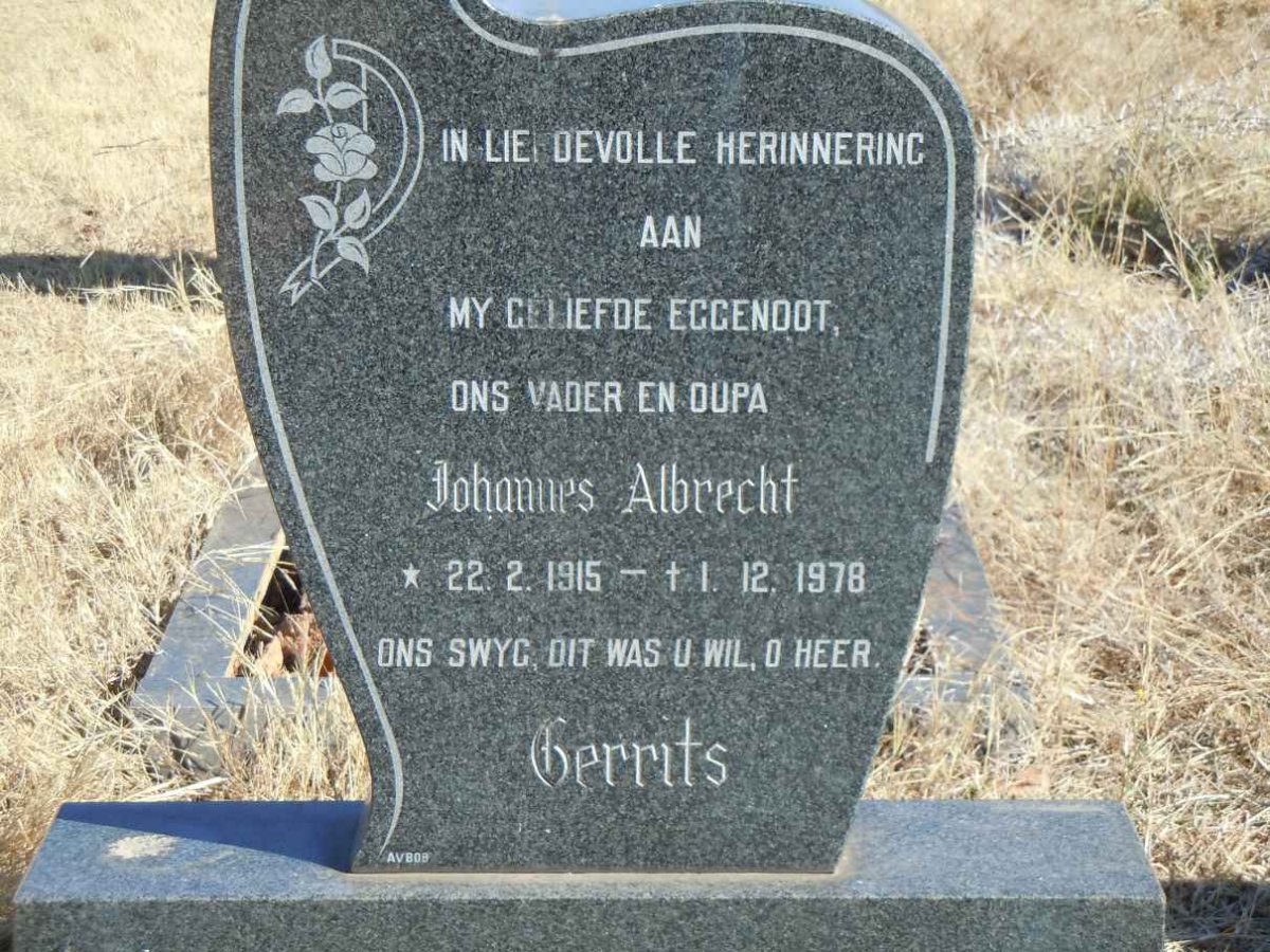 GERRITS Johannes Albrecht 1915-1978