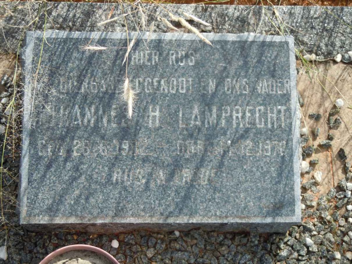 LAMPRECHT Johannes H. 1912-1970