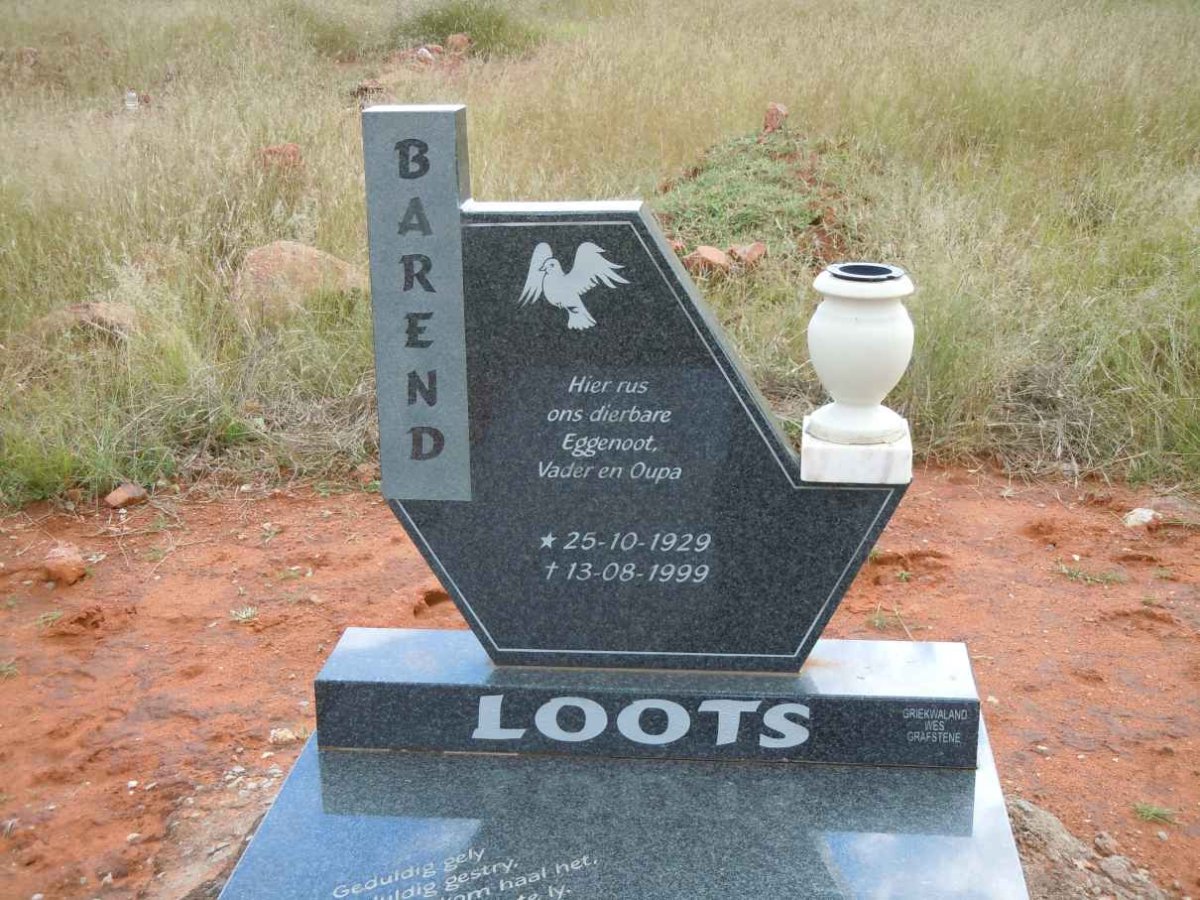 LOOTS Barend 1929-1999