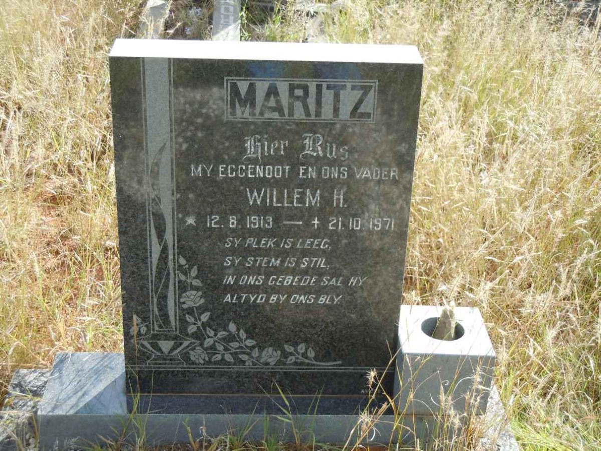 MARITZ Willem H. 1913-1971