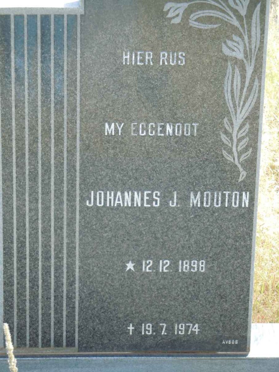 MOUTON Johannes J. 1898-1974