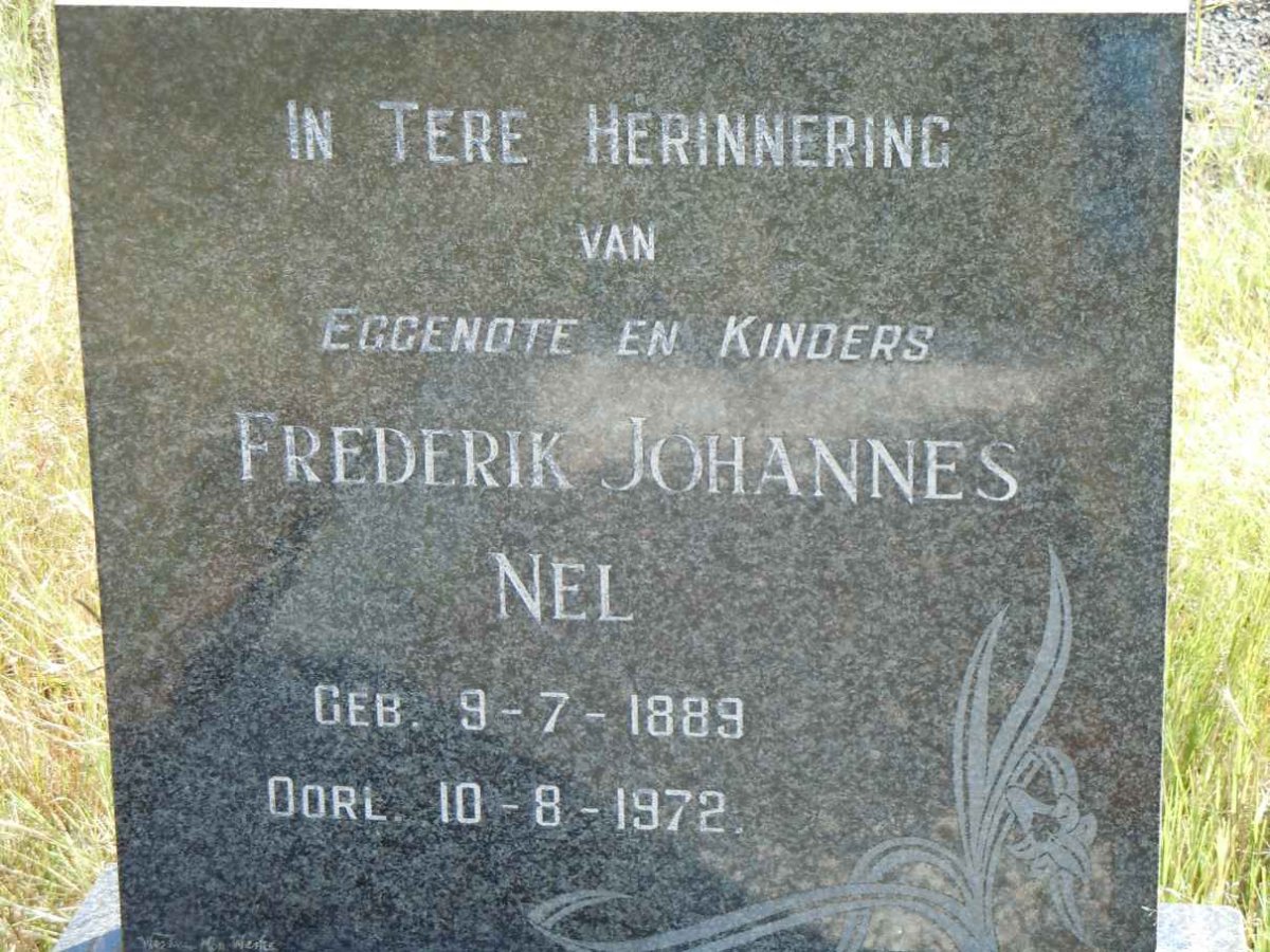 NEL Frederik Johannes 1889-1972