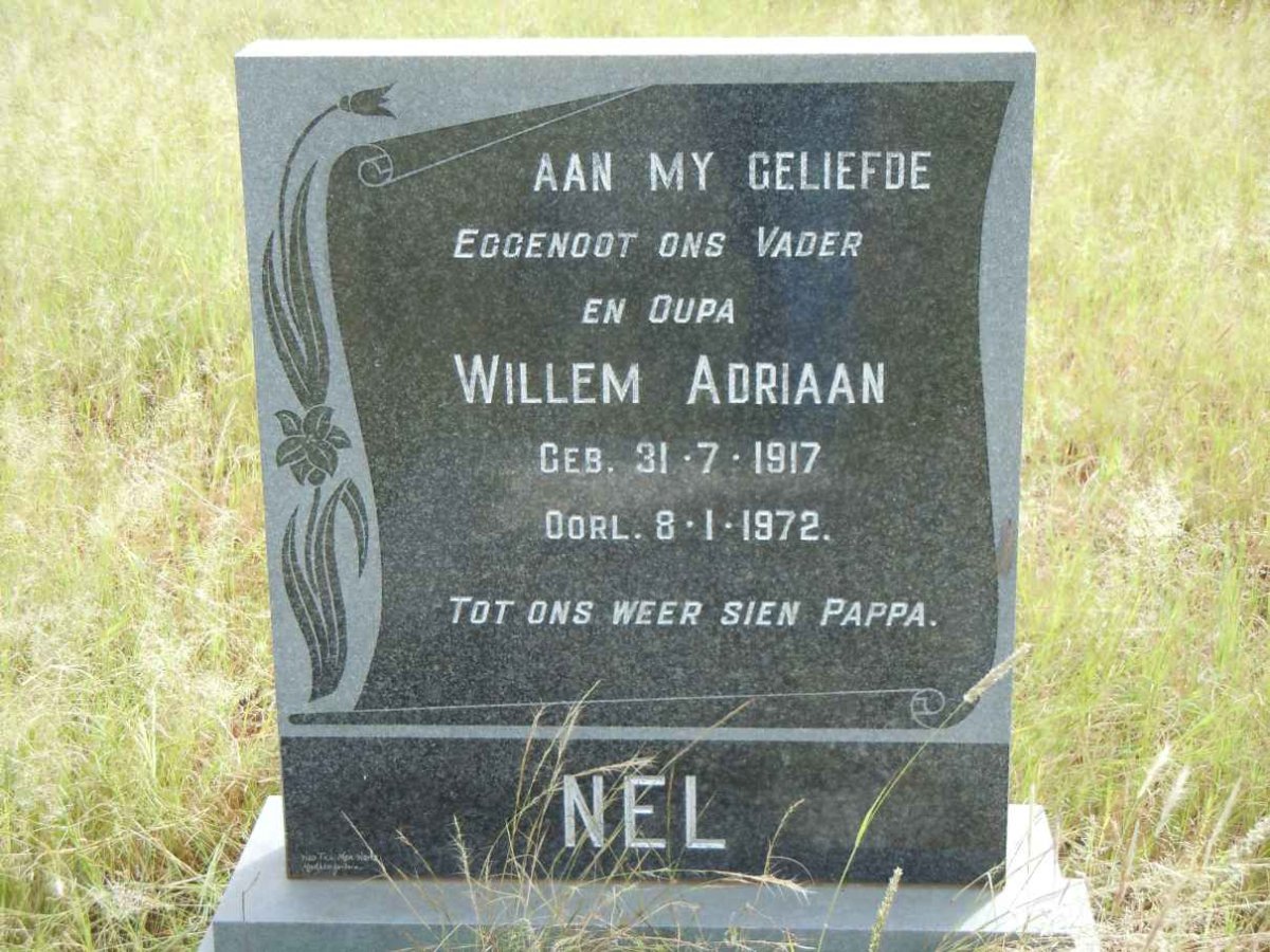 NEL Willem Adriaan 1917-1972