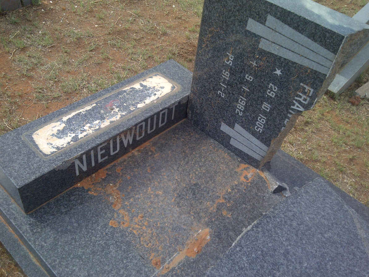 NIEUWOUDT Hendrik Francois 1905-1982