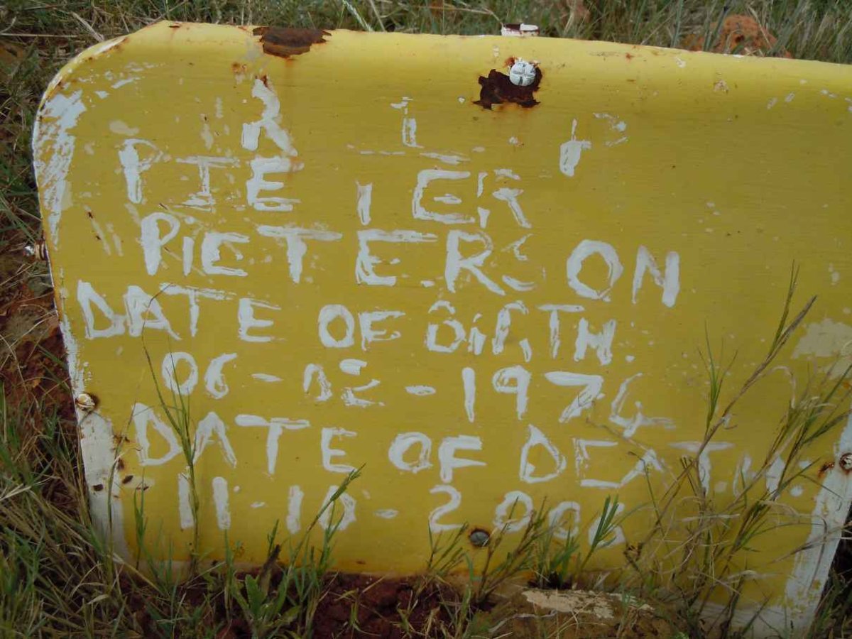 PIETERSON Pieter 1974-2006