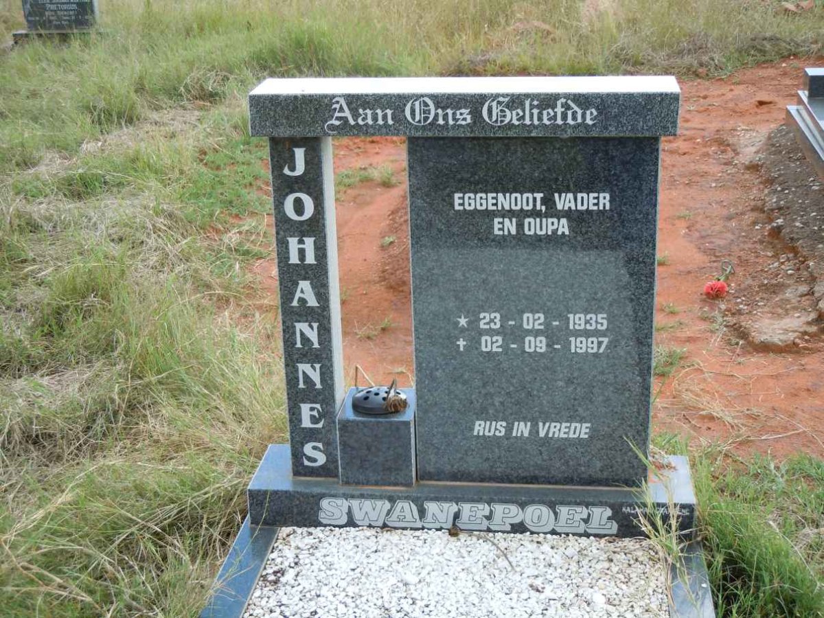 SWANEPOEL Johannes 1935-1997