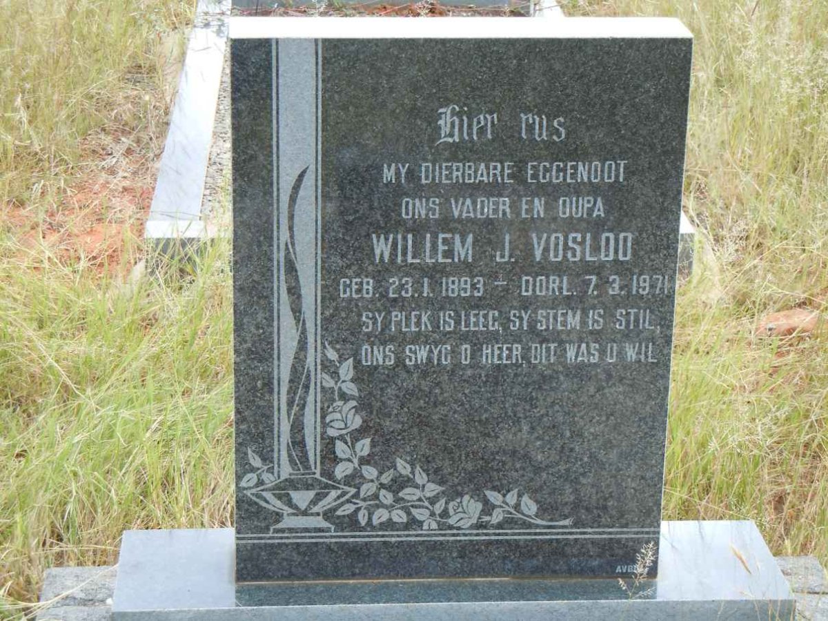 VOSLOO Willem J. 1893-1971