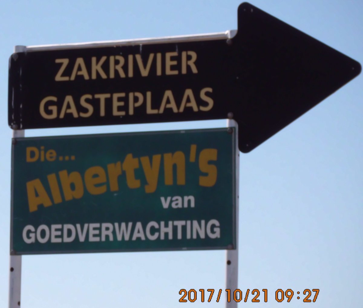 1. Entrance/Ingang Goedverwachting ZAKRIVIER plaas