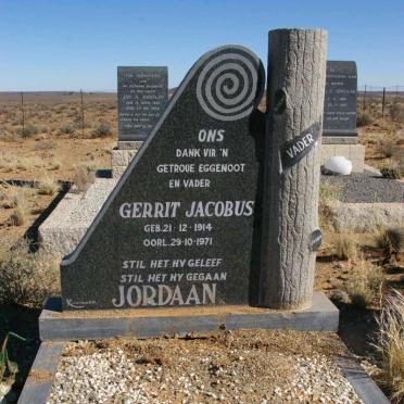 JORDAAN Gerrit Jacobus 1914-1971