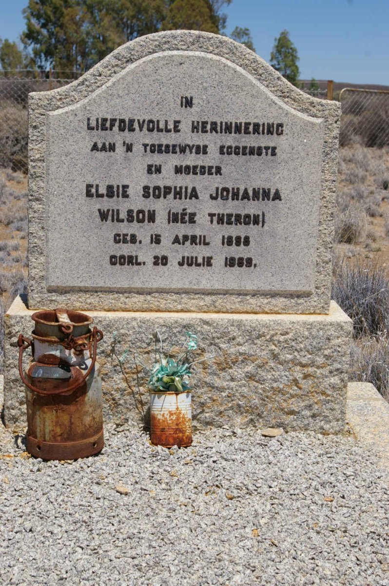 WILSON Elsie Sophia Johanna nee THERON 1898-1969