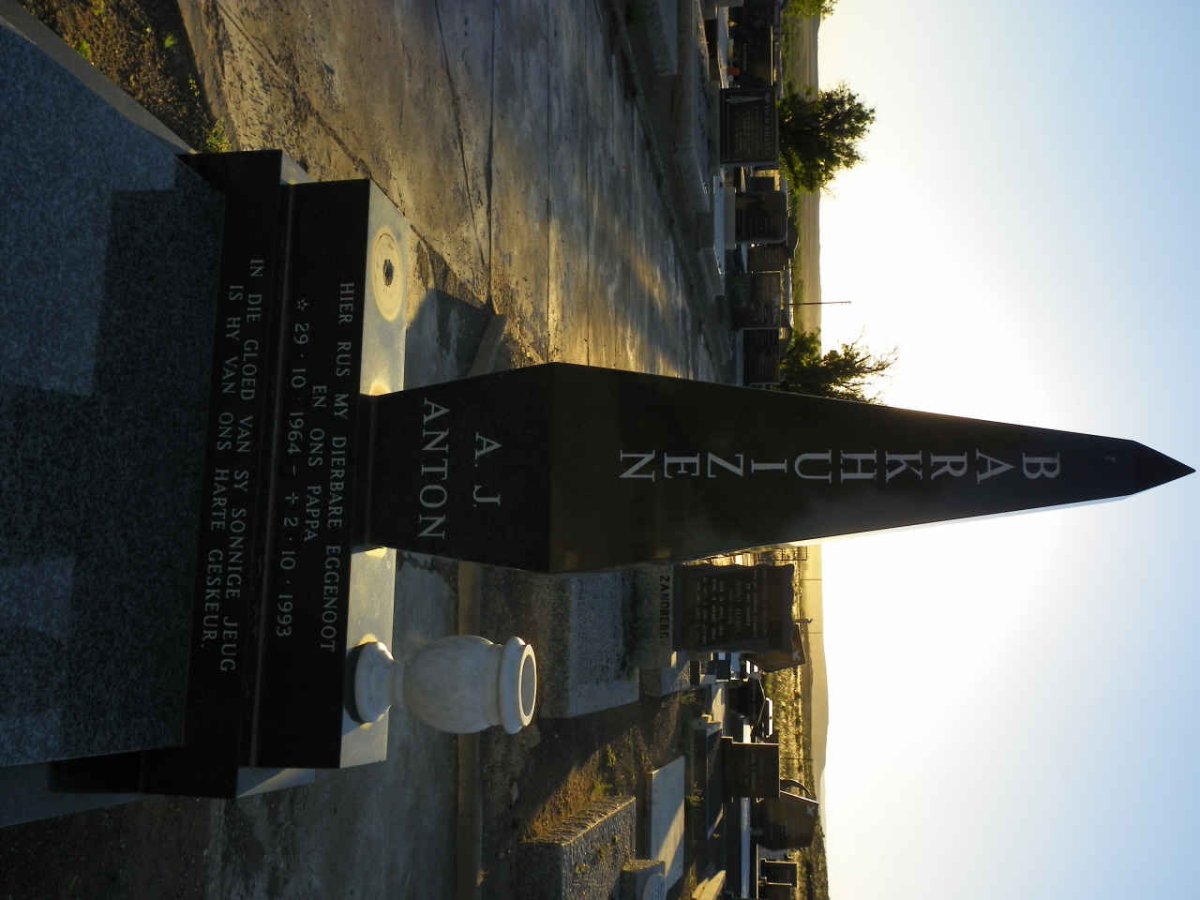 BARKHUIZEN A.J. 1964-1993